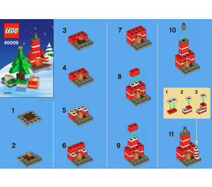 LEGO Holiday Building Set 40009 Instructions