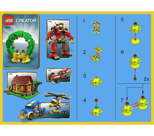 LEGO Holiday Wreath 30028 Instructions