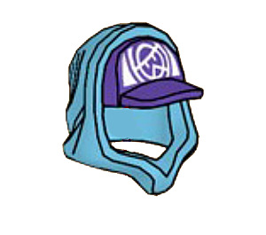 LEGO Hood with Purple Cap (1104)