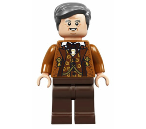 LEGO Horace Slughorn z Pomarańczowy Kurtka Minifigurka