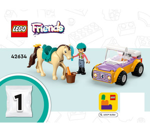 LEGO Paard en Pony Trailer 42634 Instructions
