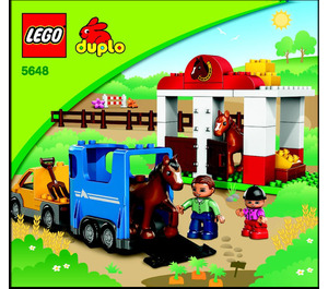LEGO Horse Stables Set 5648 Instructions