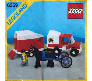 LEGO Pferd Trailer 6359 Instructions