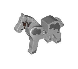 LEGO Horse with Brown Bridle and Gray Patches (75998)