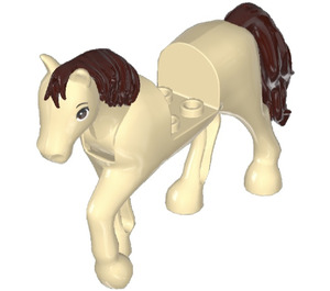 LEGO Horse with Brown Hair (106099)