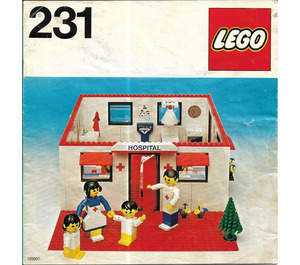 LEGO Hospital 231-1 Istruzioni