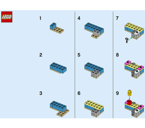 LEGO Hot Dog Stand Set 562002 Instructions