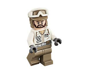 LEGO Hoth Rebel Trooper met Brown Beard minifiguur