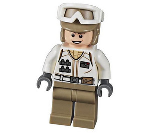 LEGO Hoth Rebel Trooper mit Dunkel Beige Helm und Beine Minifigur