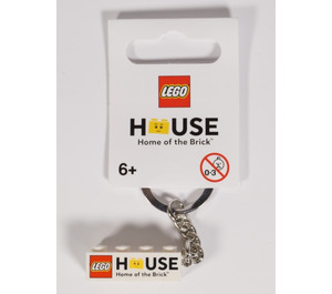 LEGO House 2x4 Brique Clé Chaîne (853712)