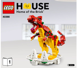 LEGO House Dinosaurs 40366 Instructions