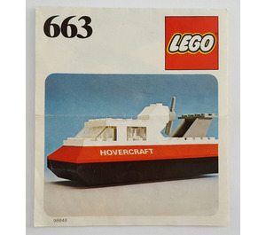 LEGO Hovercraft Set 663 Instructions