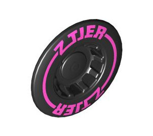 LEGO Hub Cap with Large Flange with "Z Tier" (49098 / 105291)