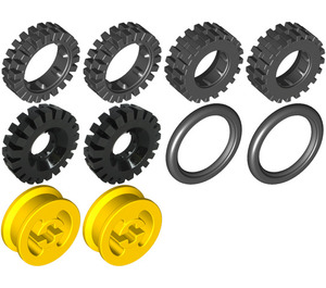 LEGO Hubs And Tyres Set 9899