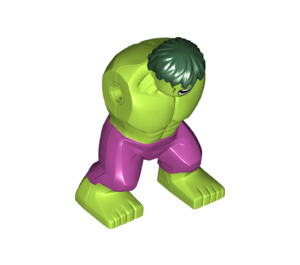 LEGO Hulk Legeme med Magenta Pants og Mørkegrøn Hår (29932)