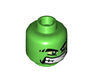LEGO Hulk Head (Recessed Solid Stud) (3626 / 25901)