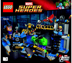LEGO Hulk Lab Smash Set 76018 Instructions