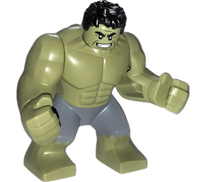 LEGO Hulk (Large) with Gray Pants and Grin Minifigure