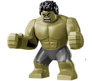 LEGO Hulk (Large) with Gray Pants and Raging Face Minifigure