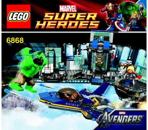 LEGO Hulk's Helicarrier Breakout Set 6868 Instructions