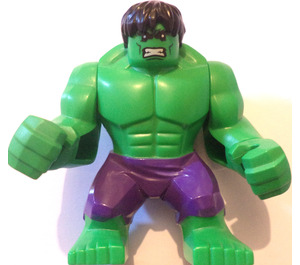 LEGO Hulk Supersized minifiguur met donkerpaarse broek
