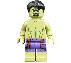 LEGO Hulk mit Avengers Logo Minifigur