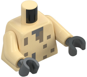 LEGO Husk med Mørk beige Ansikt Minifigur Overkropp (973)