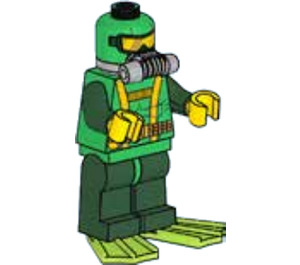 LEGO Hydra Diver minifiguur