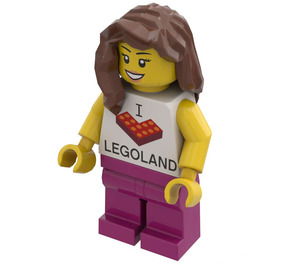 LEGO I Brique LEGOLAND - Femelle Minifigurine