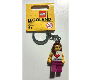 LEGO I Backstein LEGOLAND Schlüssel Kette (Female) (851330)