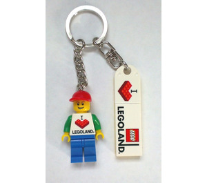 LEGO I Brick LEGOLAND Key Chain (Male) (850456)