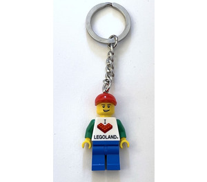 LEGO I Backstein LEGOLAND Schlüssel Kette (Male) (851332)