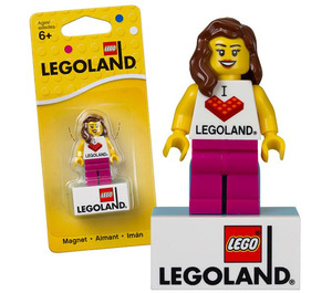 LEGO I Brique LEGOLAND Aimant (Female) (851331)