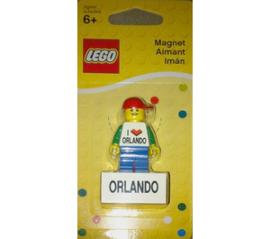 LEGO I (love) Orlando figure magnet (850501)