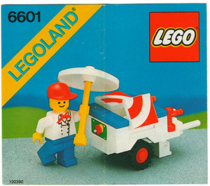 LEGO Eis Cart 6601 Instructions
