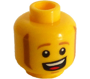 LEGO Ice Cream Mike Minifigure Head (Recessed Solid Stud) (3626 / 16106)