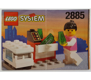 LEGO Ijsje Seller 2885 Instructions