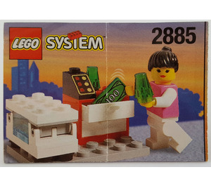 LEGO Ice Cream Seller 2885 Byggeinstruksjoner