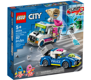 LEGO Ijsje Truck Politie Chase 60314 Packaging