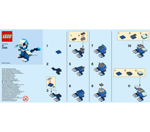 LEGO Ice Dragon Set 40286 Instructions