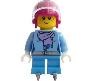 LEGO Ice Hockey Player Girl minifiguur