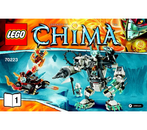 LEGO Icebite's Claw Driller Set 70223 Instructions