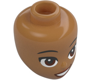 LEGO Imani Minidoll Head (92198 / 106079)