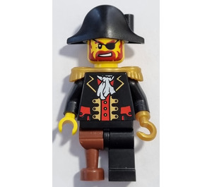 LEGO Imperial Flagship Kapitan z brązowy Peg Noga I Oko Patch Minifigurka