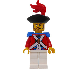 LEGO Imperial Flagship Officer med Rød Plume Minifigur