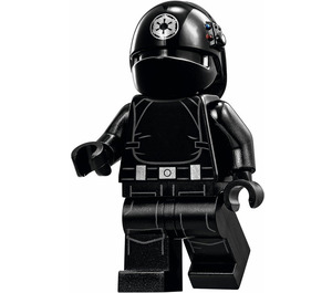 LEGO Imperial Gunner avec Closed Mouth Figurine avec logo impérial blanc