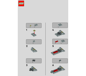 LEGO Imperial Light Cruiser Set 912290 Instructions