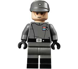 LEGO Imperial Officer with Cap with 2 Red and Blue Tiles Minifigure