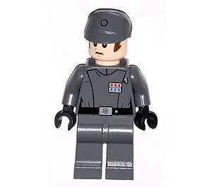 레고 Imperial Officer ~와 함께 캡 ~와 함께 3 빨간색 그리고 파란색 Tiles 미니피규어