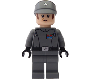 LEGO Imperial Officer jossa Lippalakki jossa 4 Punainen ja Sininen Tiles Minihahmo